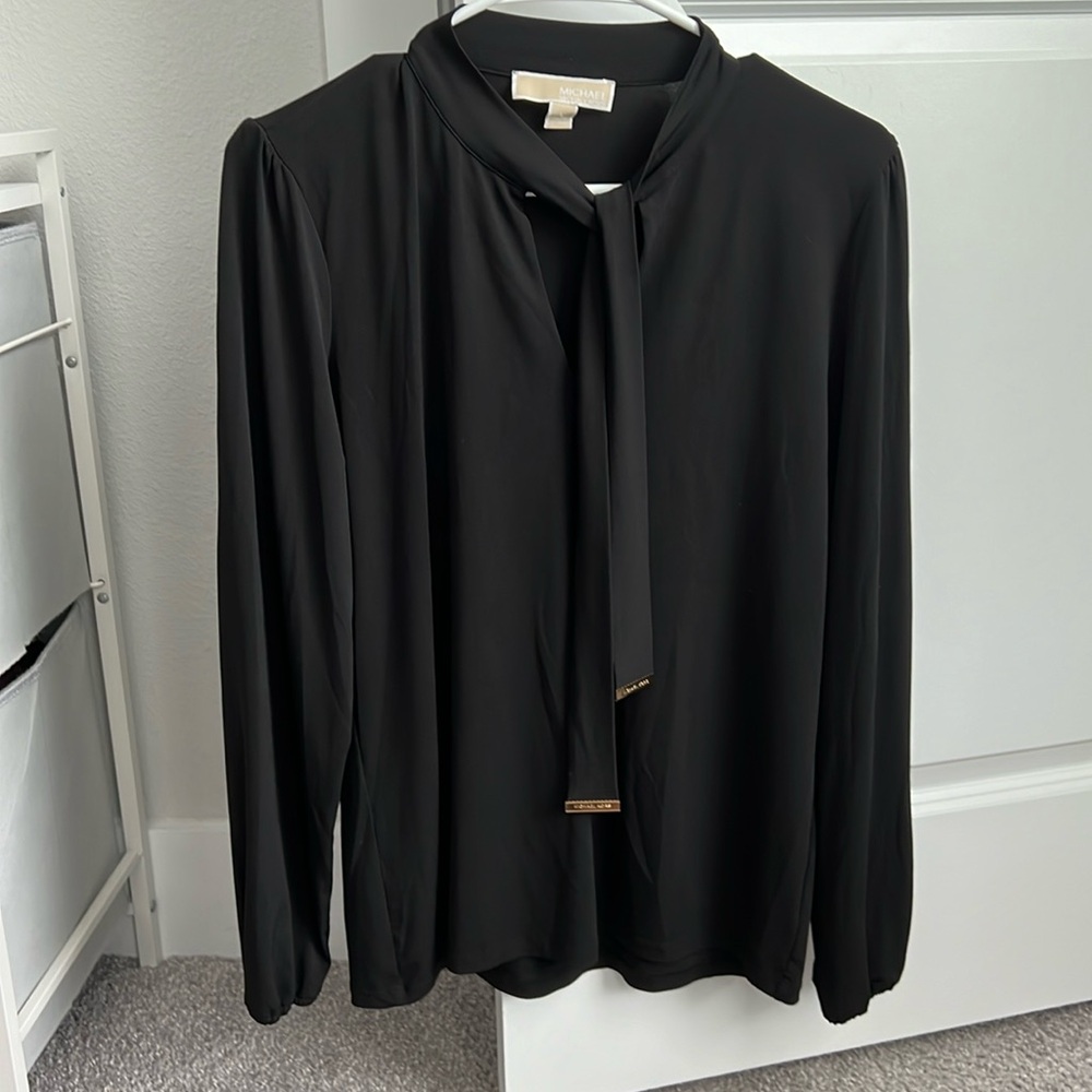 Large Michael Kors black blouse